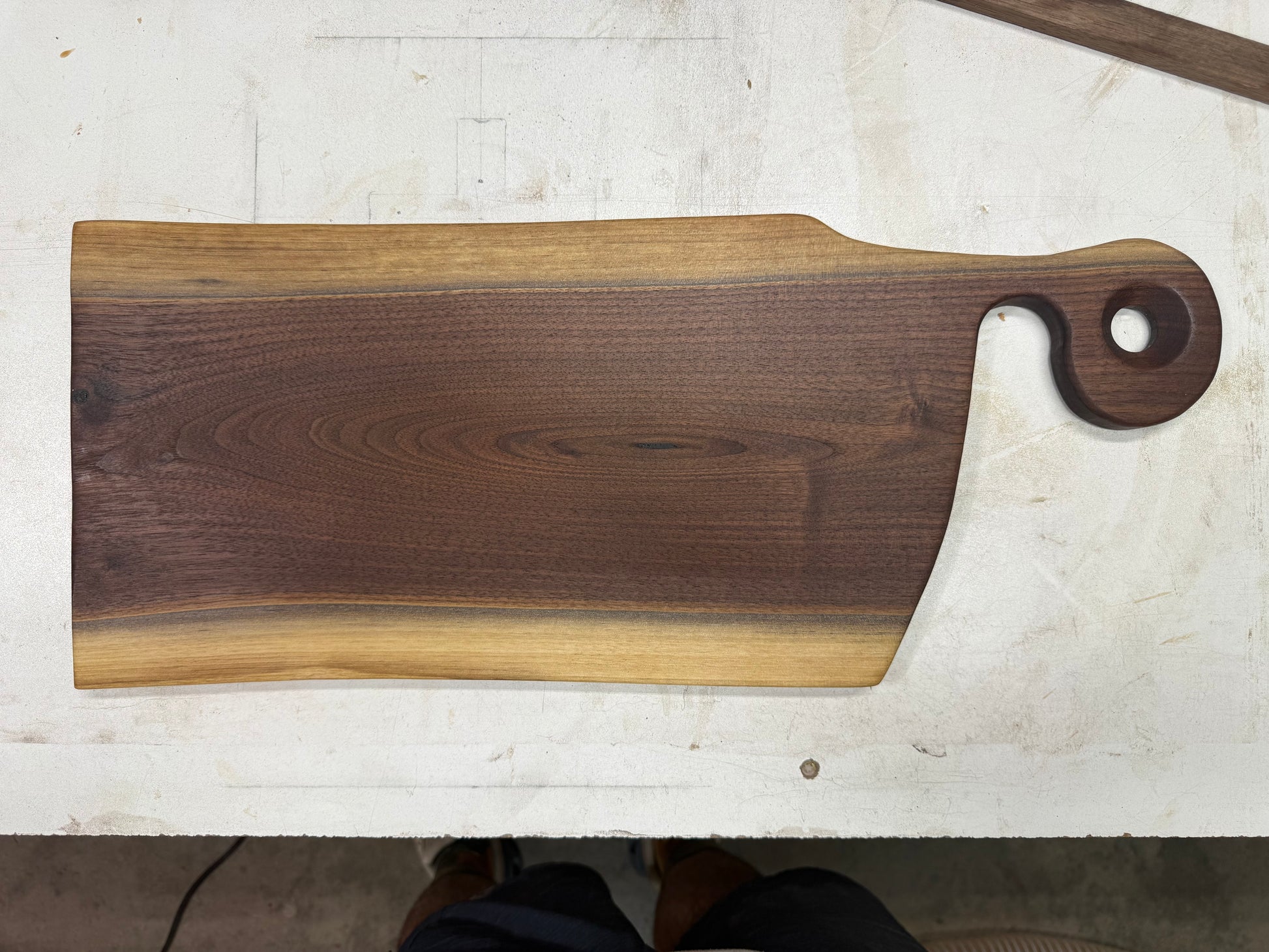 Walnut live edge charcuterie