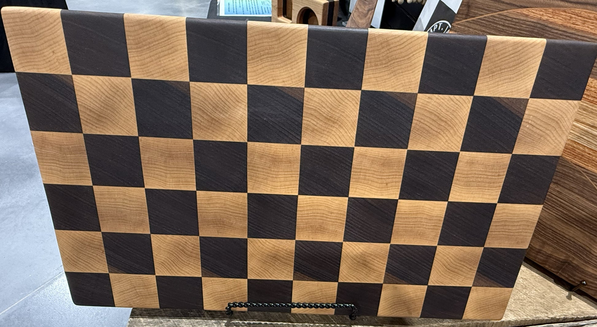 Maple and Walnut End grain cutting board