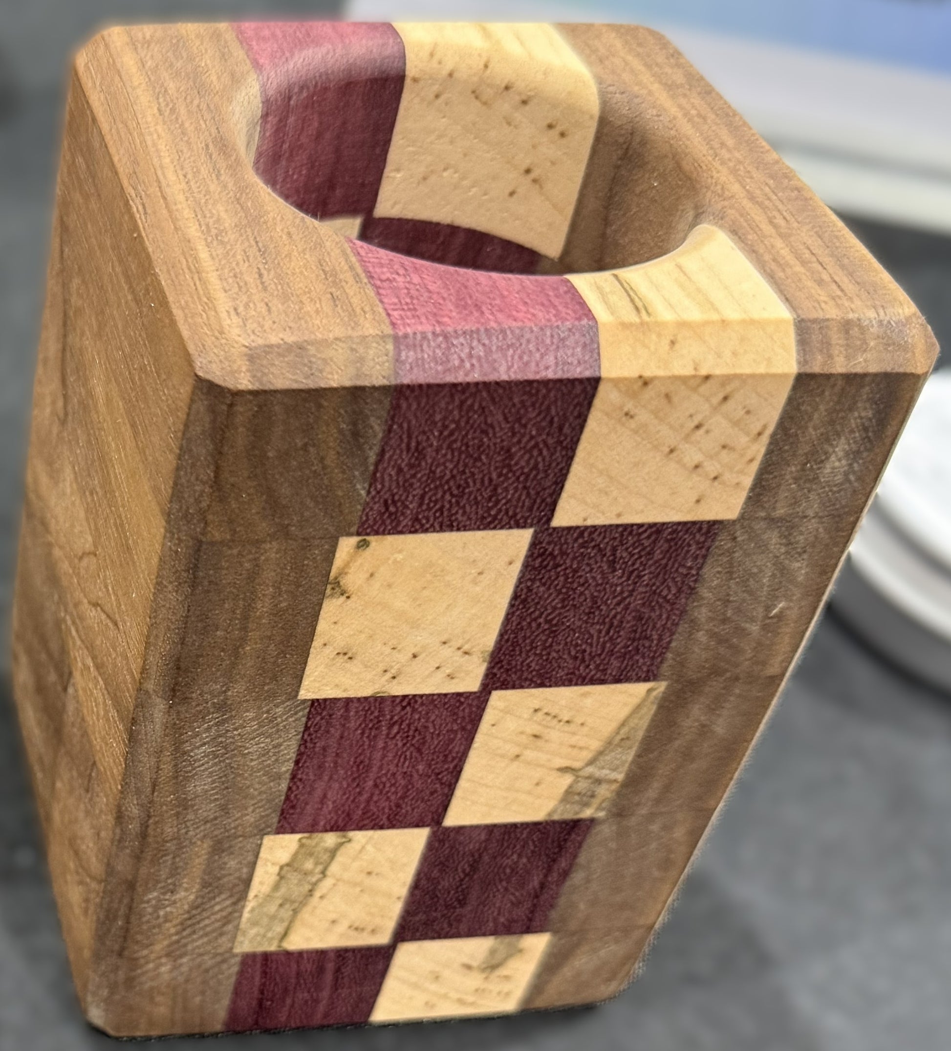 Wood Pen Cup